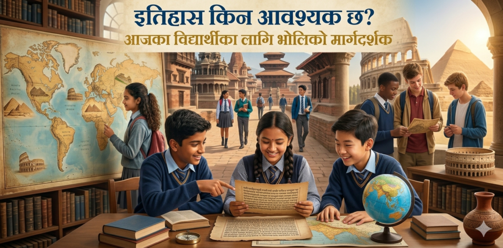 इतिहास किन आवश्यक छ? आजका विद्यार्थीका लागि भोलिको मार्गदर्शक