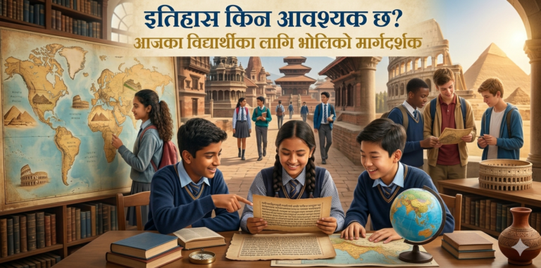 इतिहास किन आवश्यक छ? आजका विद्यार्थीका लागि भोलिको मार्गदर्शक